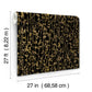 Filigree Black Abstract Wallpaper