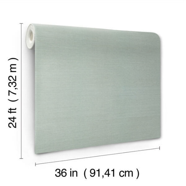 Sisal Twill Color Grasscloth Aquamarine Wallpaper