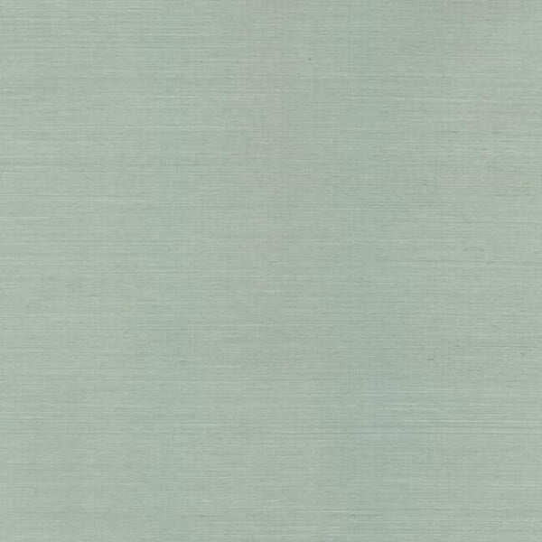 Sisal Twill Color Grasscloth Aquamarine Wallpaper