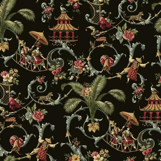 Mandarin Rose Red Wallpaper