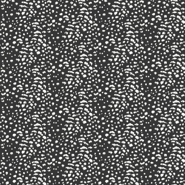 Ula Black Cheetah Spot Wallpaper