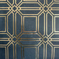 Golden Maze on Azure Wallpaper