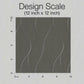 Wavy Stripe Black Metallic Wallpaper