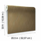 Wavy Stripe Tan Metallic Wallpaper