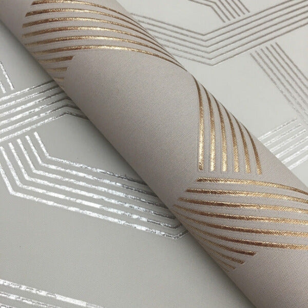 Viva Lounge Gold Metallic Wallpaper