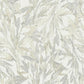 Rainforest Leaves Cream & Grey Wallpaper
