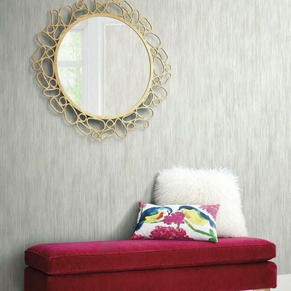Opalescent Stria Cool Grey Wallpaper