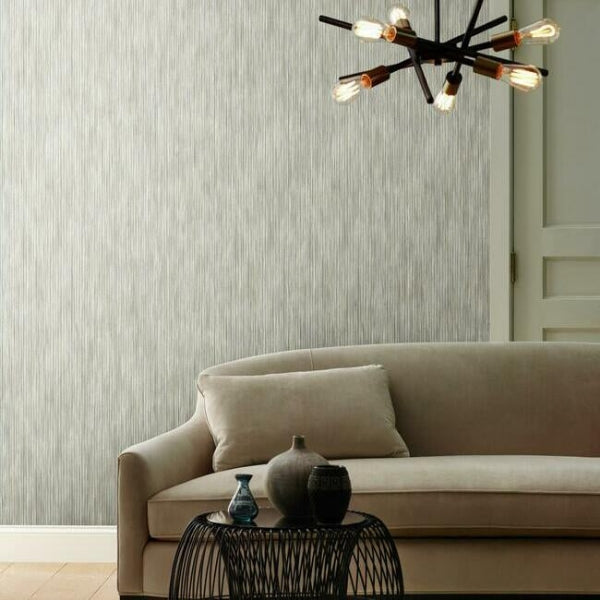 Opalescent Stria Cool Grey Wallpaper