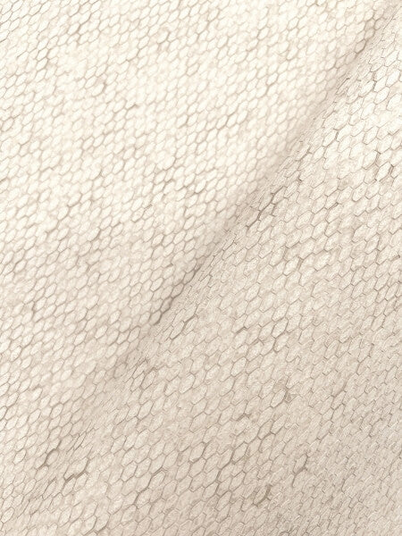 Stretched Hexagons Cream Wallpaper