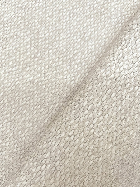 Stretched Hexagons Light Grey Wallpaper