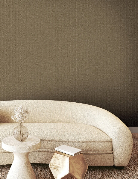Stretched Hexagons Burnished Copper Wallpaper
