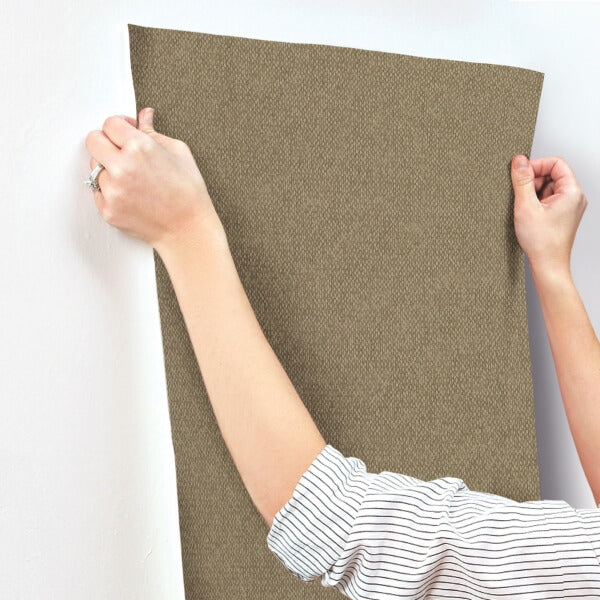 Stretched Hexagons Burnished Copper Wallpaper