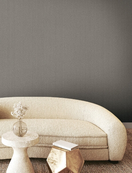 Stretched Hexagons Dark Silver Wallpaper