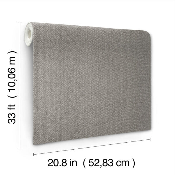 Stretched Hexagons Dark Silver Wallpaper