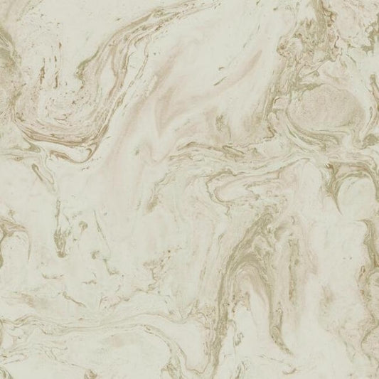 Oil & Marble Blush Metallic Wallpaper
