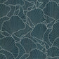 Shell Wood Veneer Navy Metallic Wallpaper