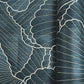 Shell Wood Veneer Navy Metallic Wallpaper