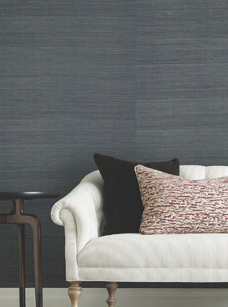 Maguey Sisal Denim Wallpaper