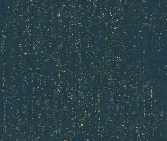 Caldera Cork Navy / Gold Wallpaper