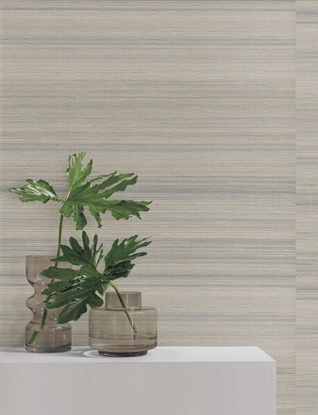Horizon Abaca Driftwood Wallpaper
