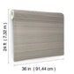 Horizon Abaca Driftwood Wallpaper