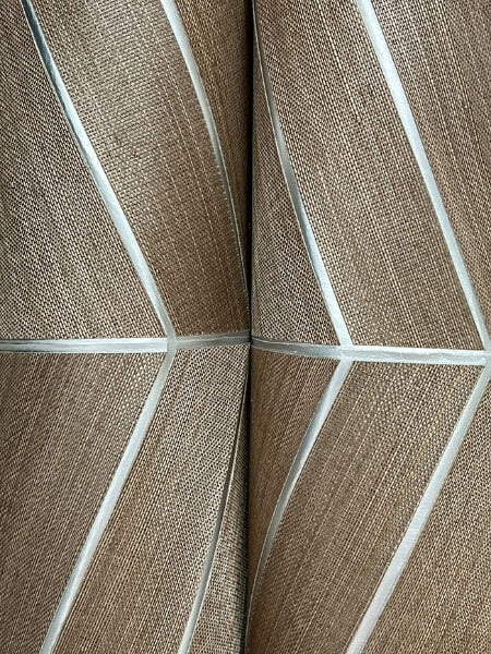 Chevron Abaca Cinnamon Wallpaper
