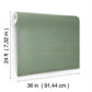 Tailored Abaca Seafoam Wallpaper