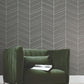 Chevron Abaca Portabella Wallpaper