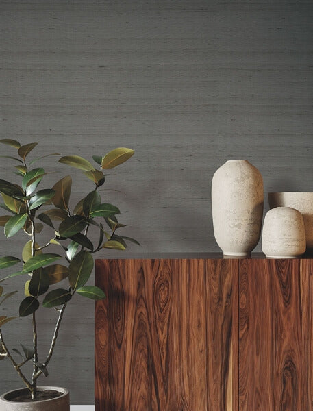Silk Road Pewter Wallpaper