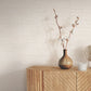 Painted Raffia White / Natural Wallpaper