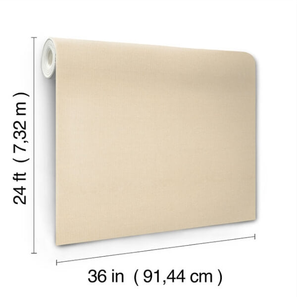 Elegant Linen Shell Wallpaper