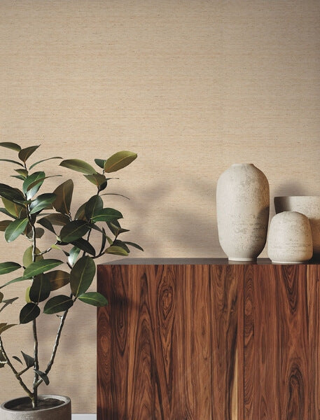 Nature's Abaca Oat Wallpaper