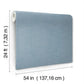 Combed Linen Cornflower Blue Wallpaper