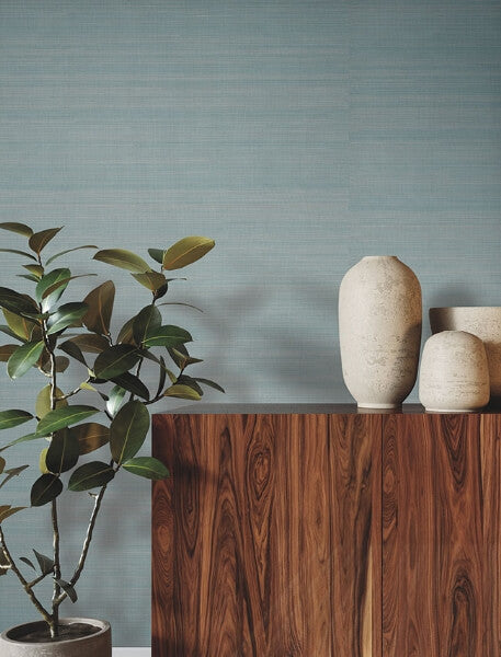 Fine Abaca Ice Blue Wallpaper