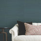 Maguey Sisal Aegean Blue Wallpaper