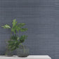 Horizon Abaca Indigo Wallpaper