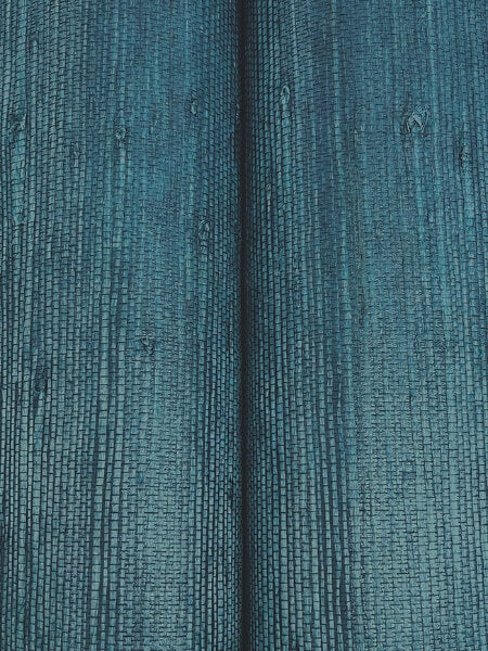 Horizontal Jute Bijou Blue Wallpaper
