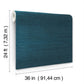Horizontal Jute Bijou Blue Wallpaper