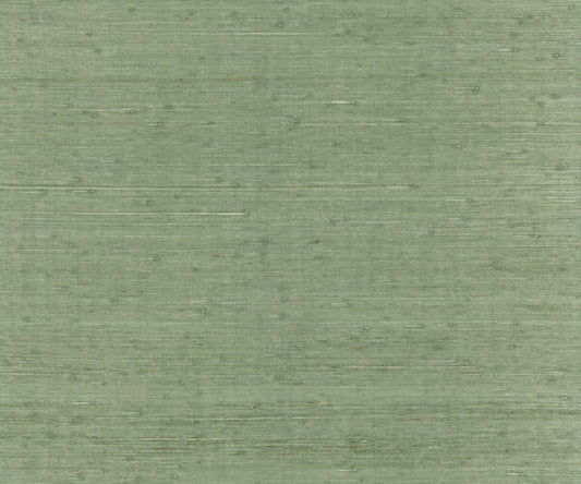 Horizontal Jute Evergreen Wallpaper