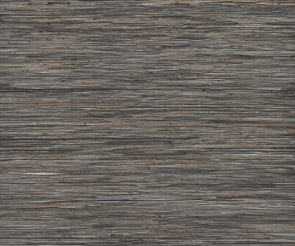 Shimmering Hemp Black / Silver Wallpaper