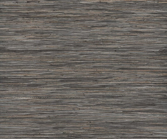 Shimmering Hemp Black / Silver Wallpaper