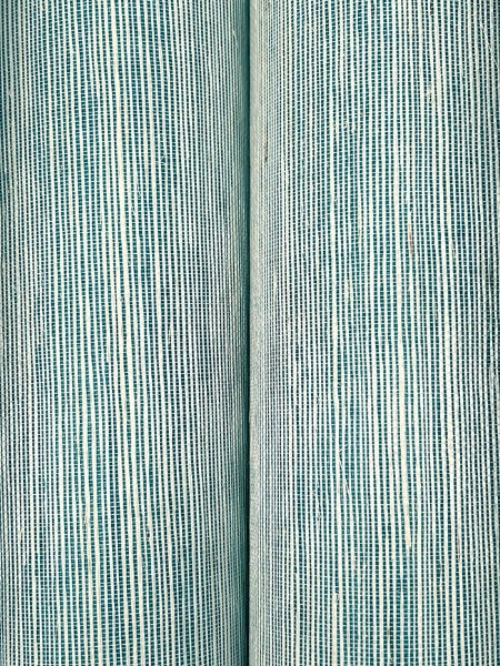 Maguey Sisal Vanilla Turquoise Wallpaper