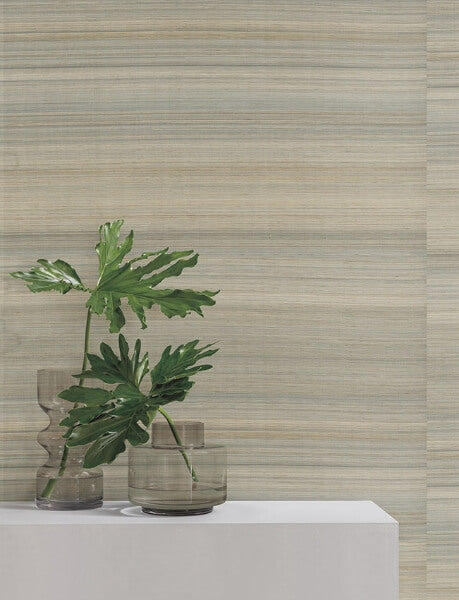 Horizon Abaca Latte Wallpaper