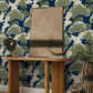 Sprig & Heron Navy Wallpaper