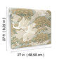 Sprig & Heron Beige Wallpaper