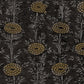 French Marigold Black & Gold Wallpaper