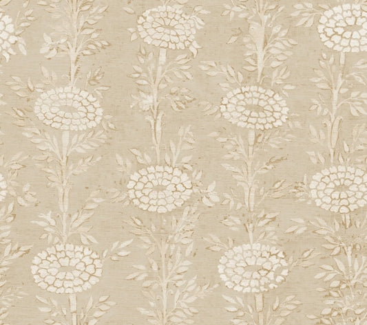 French Marigold Taupe & Gold Wallpaper