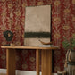 French Marigold Red & Gold Wallpaper