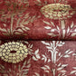 French Marigold Red & Gold Wallpaper