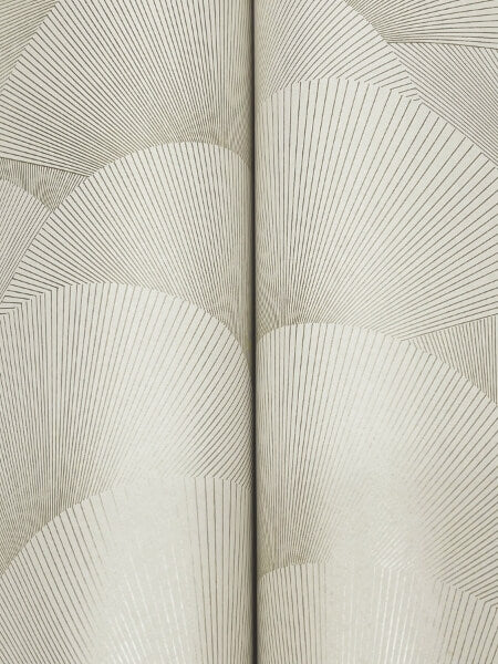 Morning Shell Taupe & Gold Wallpaper